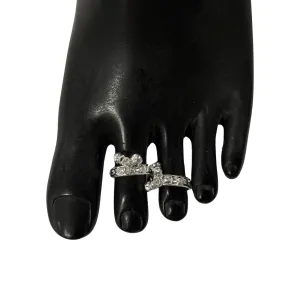 925 Sterling Silver Oxidized Toe-rings with bells - Design #19