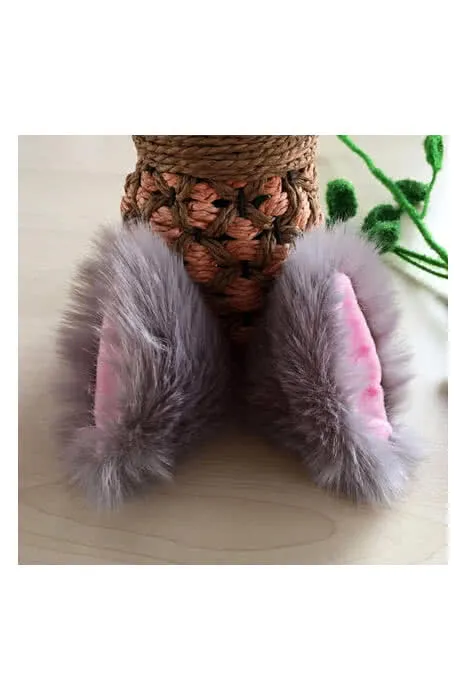 Anime Props Tip Plush Hairpin Solid  Fox Ears Cosplay Accessory