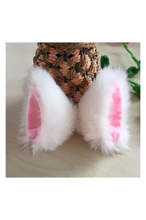 Anime Props Tip Plush Hairpin Solid  Fox Ears Cosplay Accessory