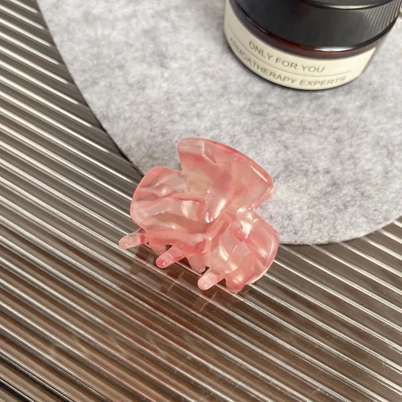 Beautiful Mini Small Size Acetate Grip Bangs Clip Side Broken Hairpin Hairpin Air Texture Shark Clip Ponytail Headdress