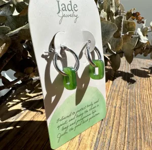 Canadian Jade Earrings, 3063
