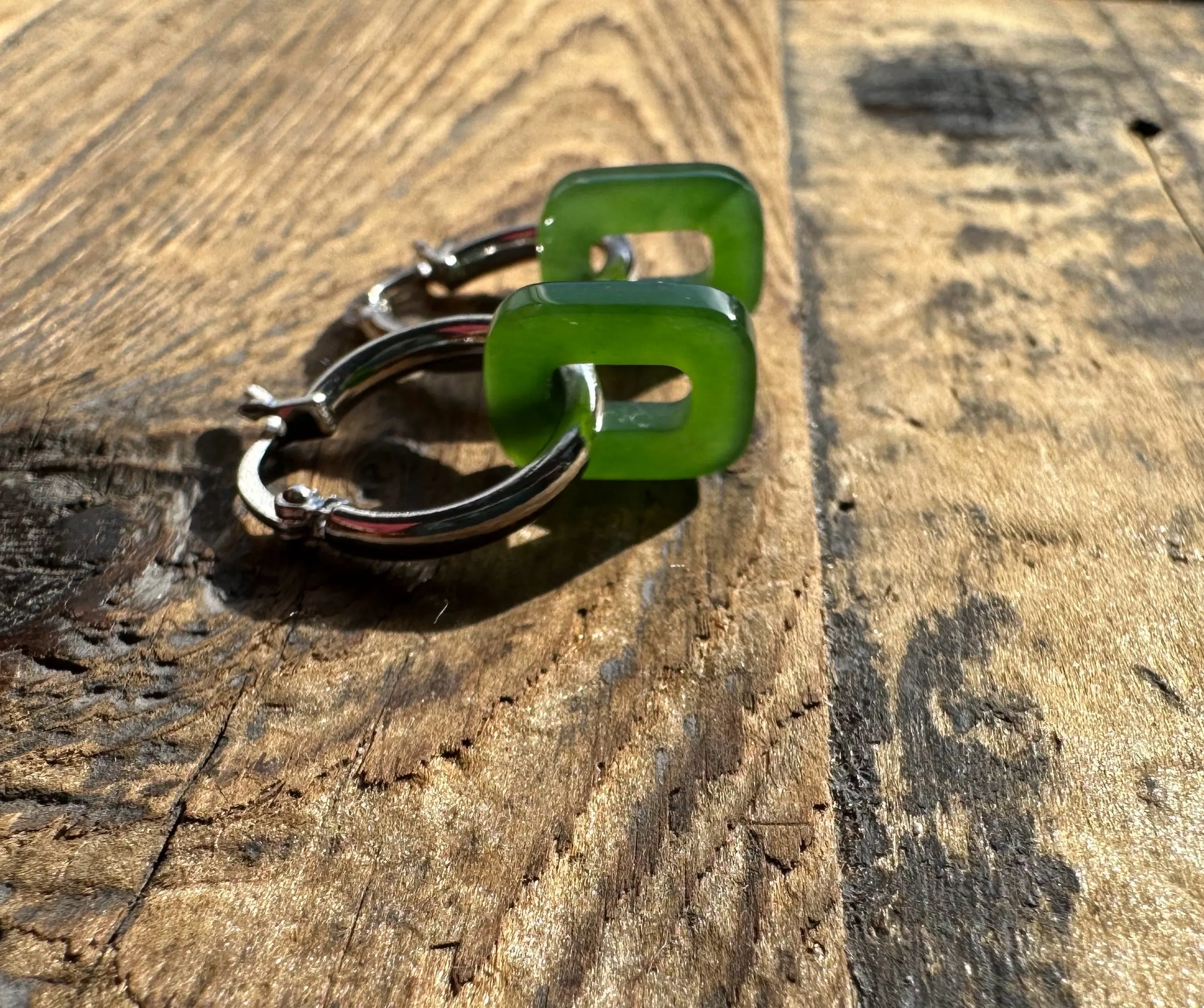 Canadian Jade Earrings, 3063