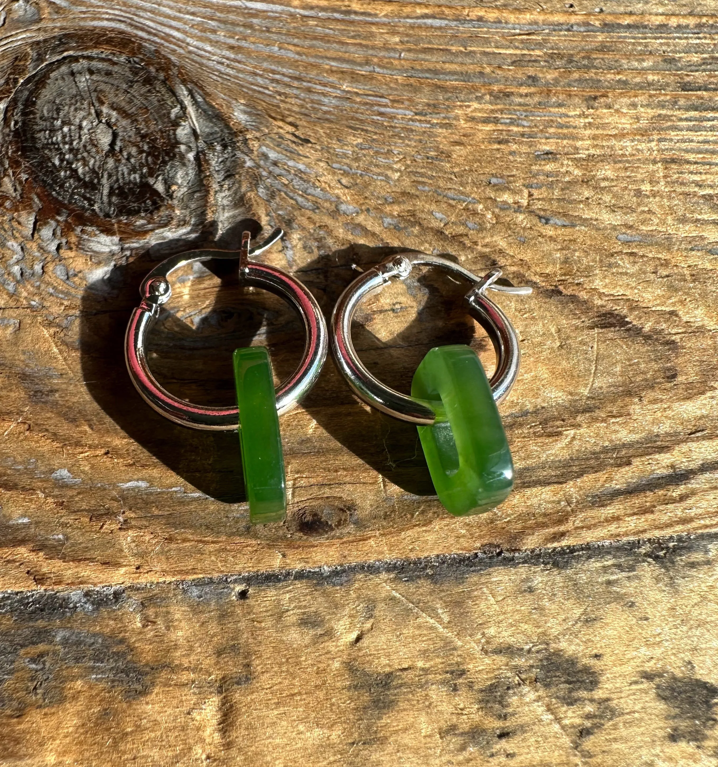 Canadian Jade Earrings, 3063