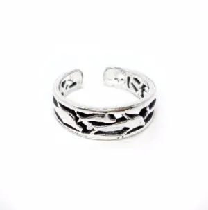 Dolphin Silver Toe Ring
