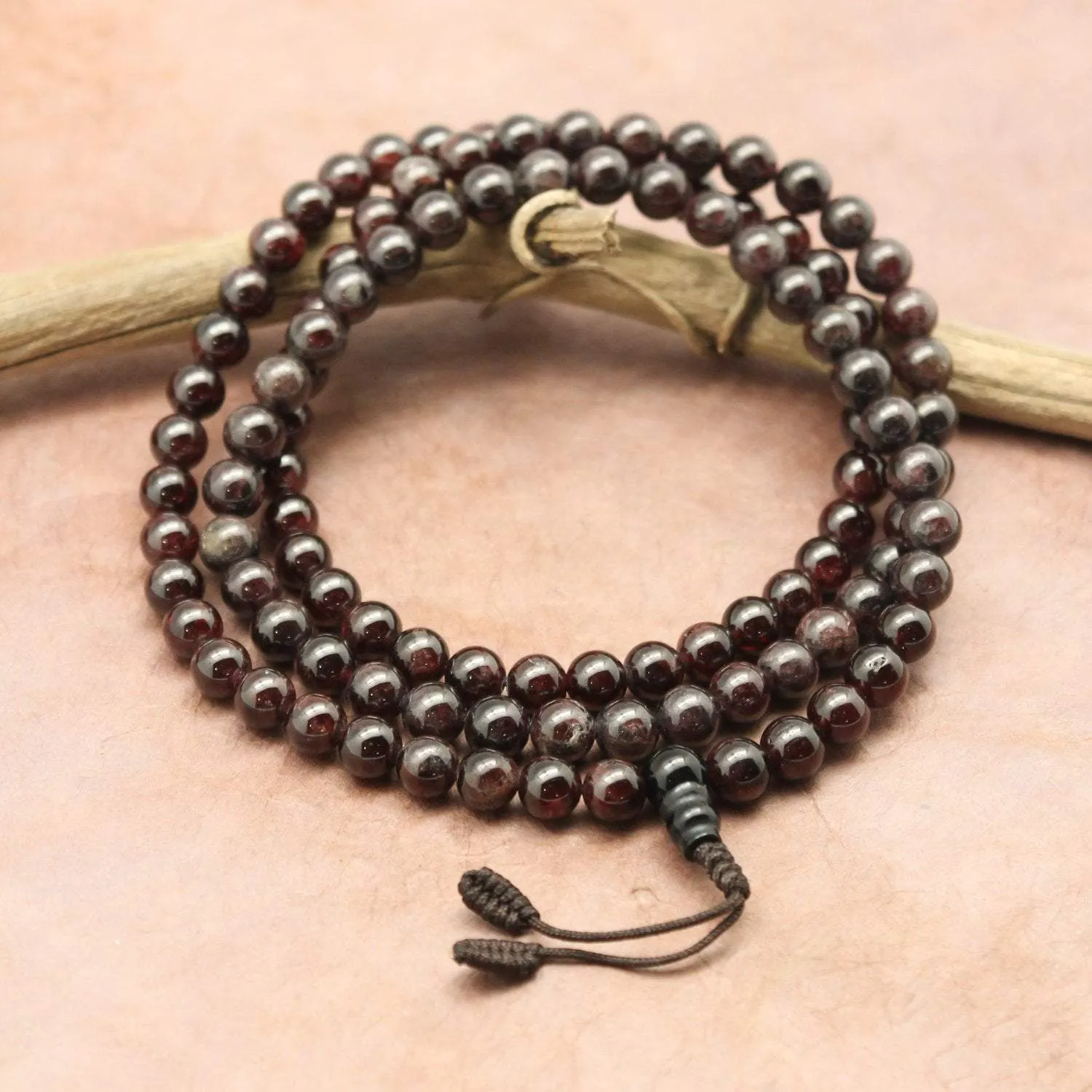 Garnet Manifestation Mala