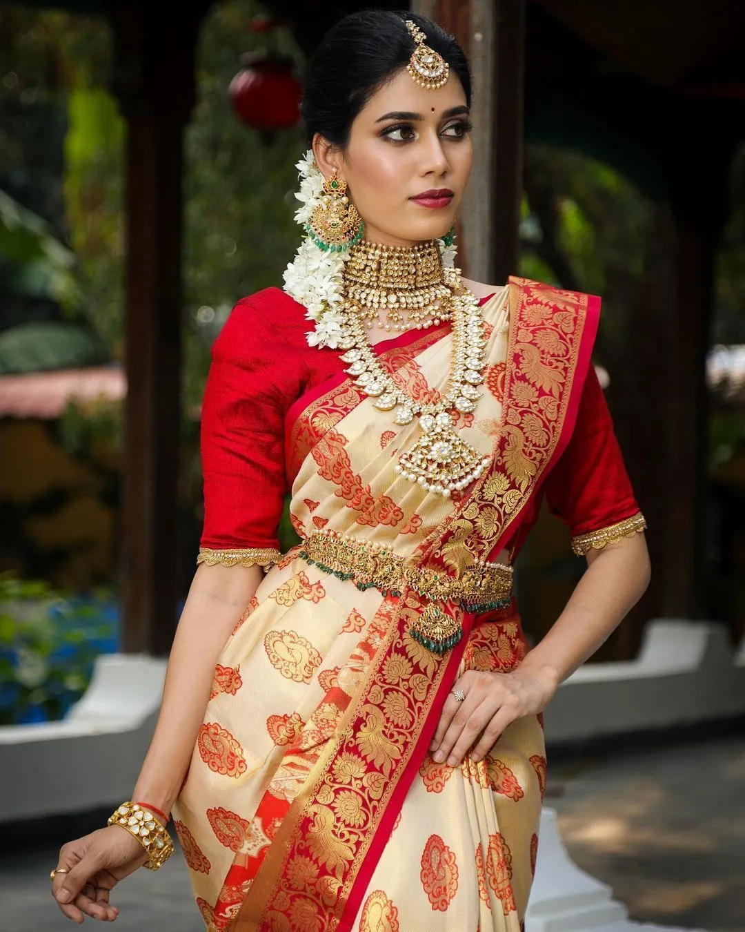 Kanjivaram Special Lichi Silk Banarasi Saree