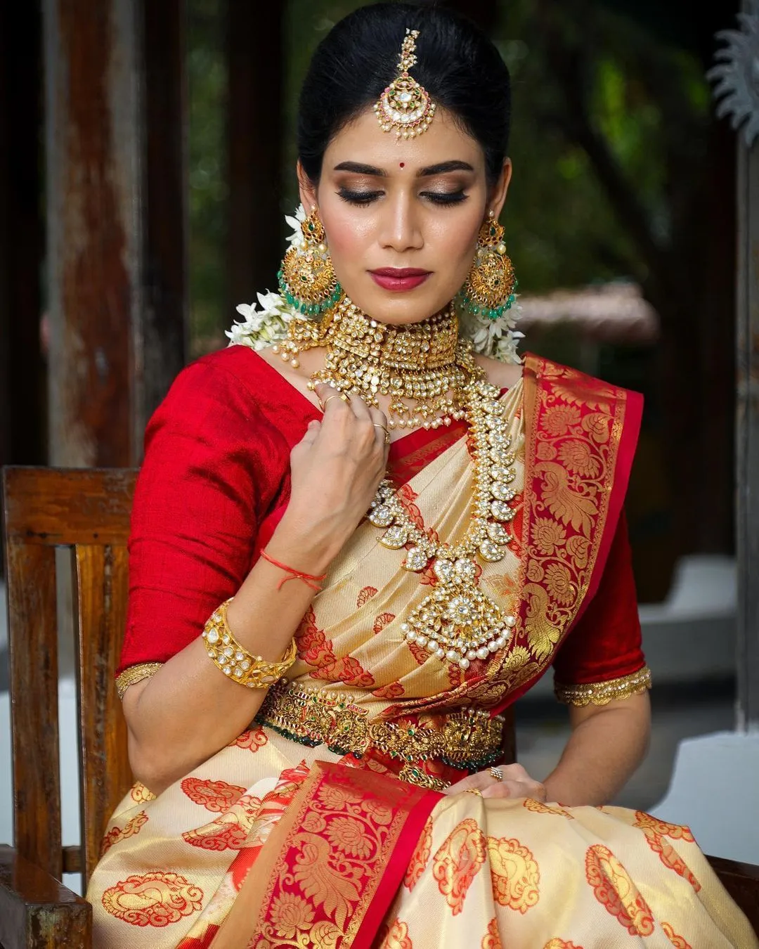 Kanjivaram Special Lichi Silk Banarasi Saree