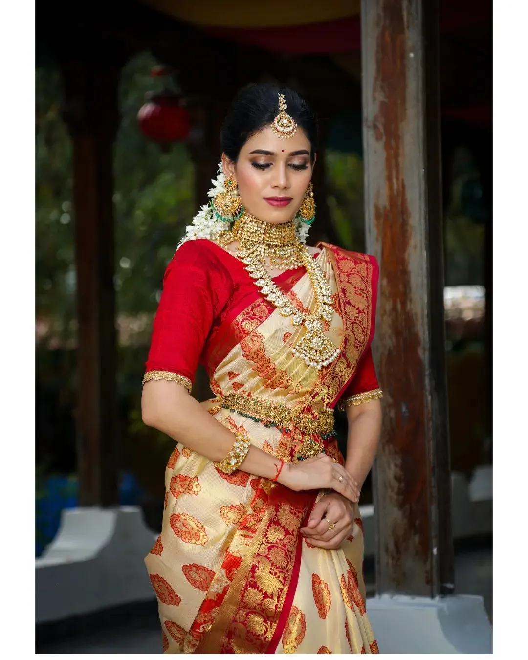 Kanjivaram Special Lichi Silk Banarasi Saree