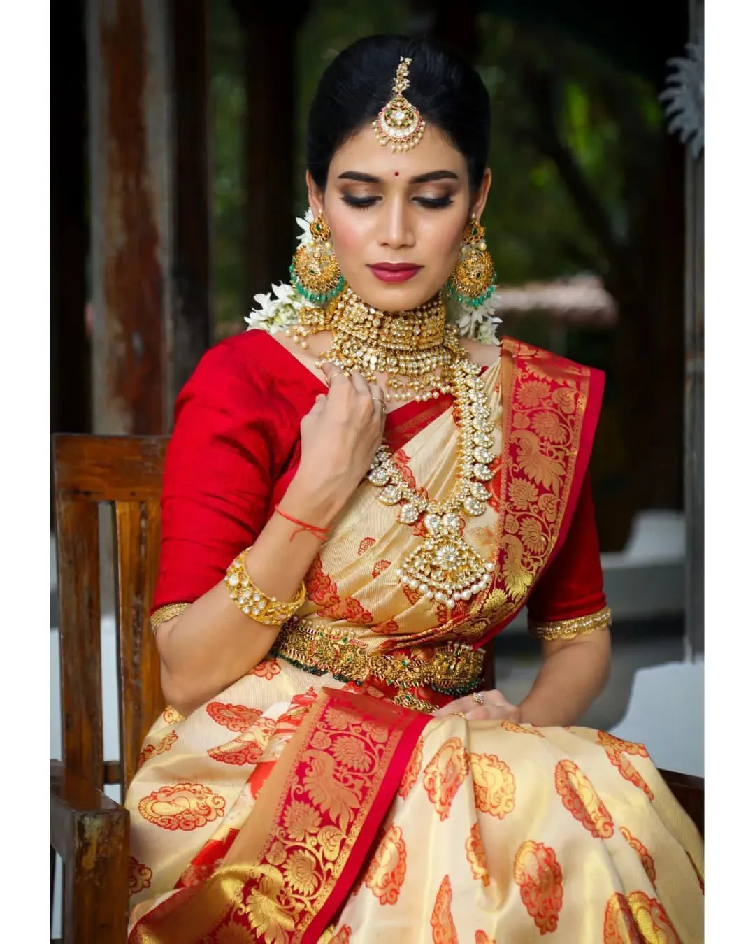 Kanjivaram Special Lichi Silk Banarasi Saree