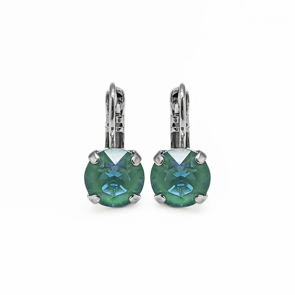 Leverback Earrings in Sun-Kissed Jade
