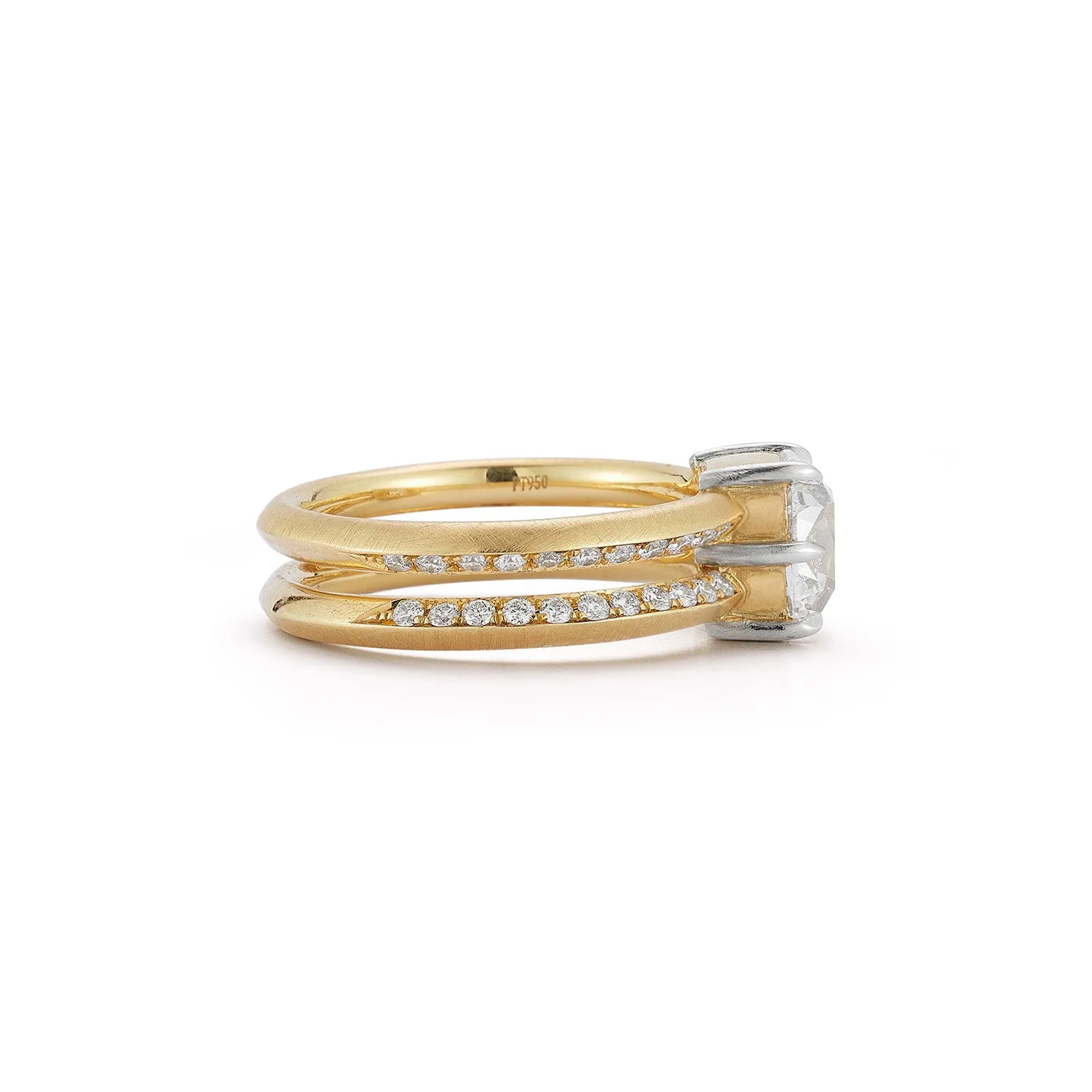 Nora Cushion Solitaire Ring (2.53tcw)