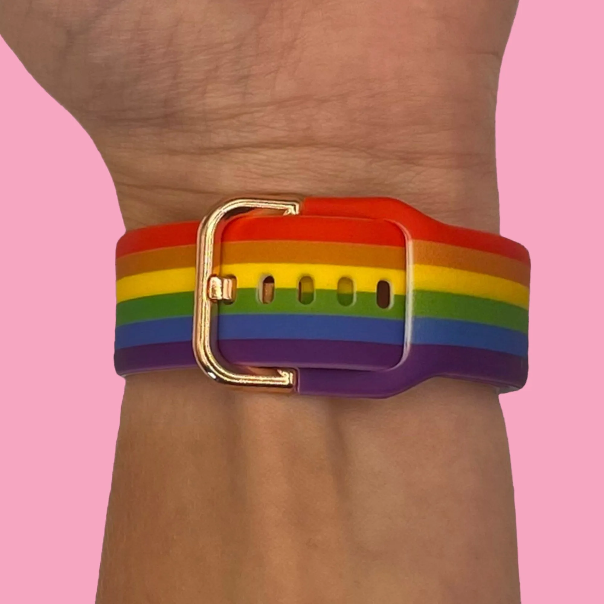 Rainbow Watch Straps compatible with the Ticwatch E & C2