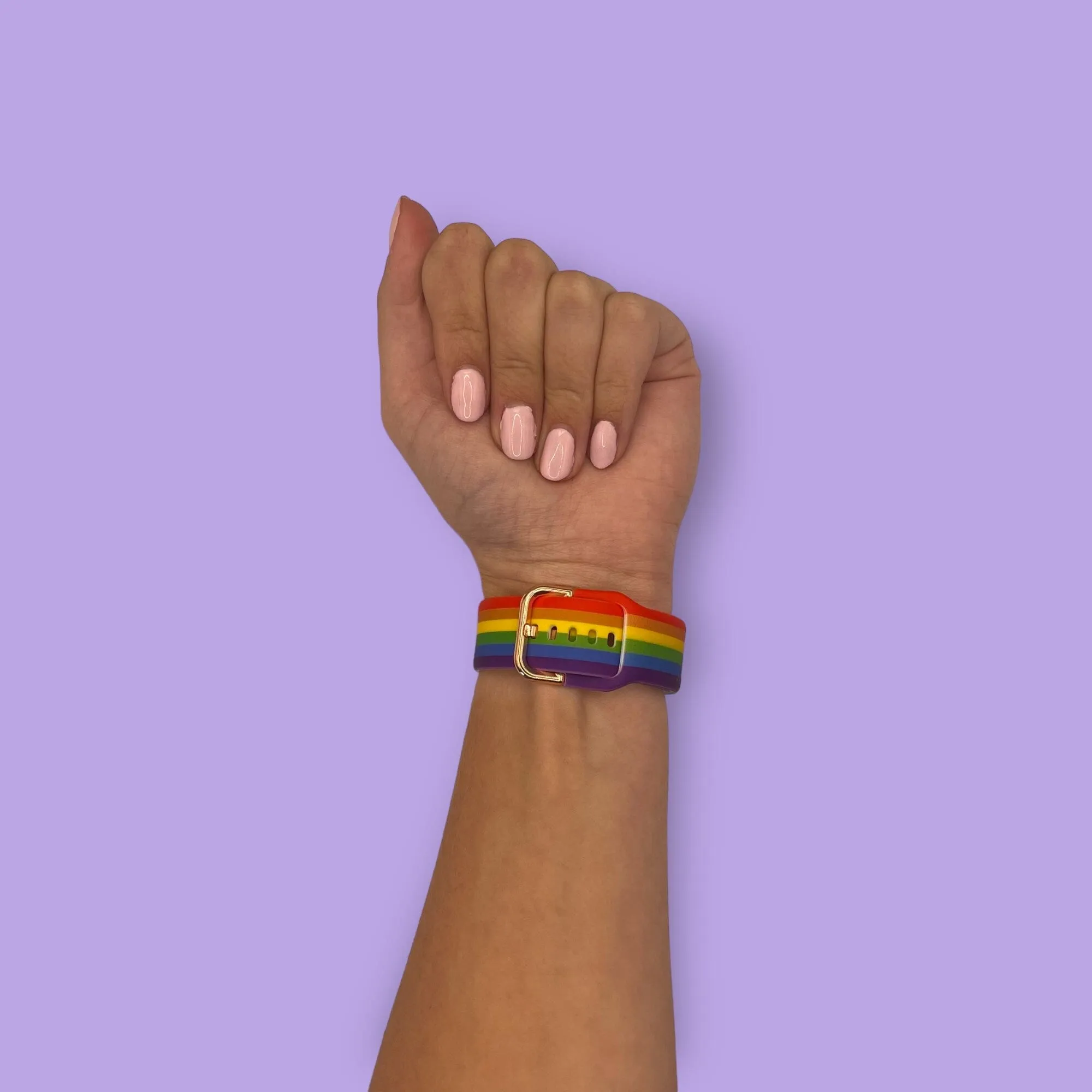 Rainbow Watch Straps compatible with the Ticwatch E & C2