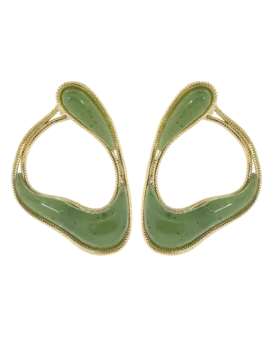 Stream Loop Earrings