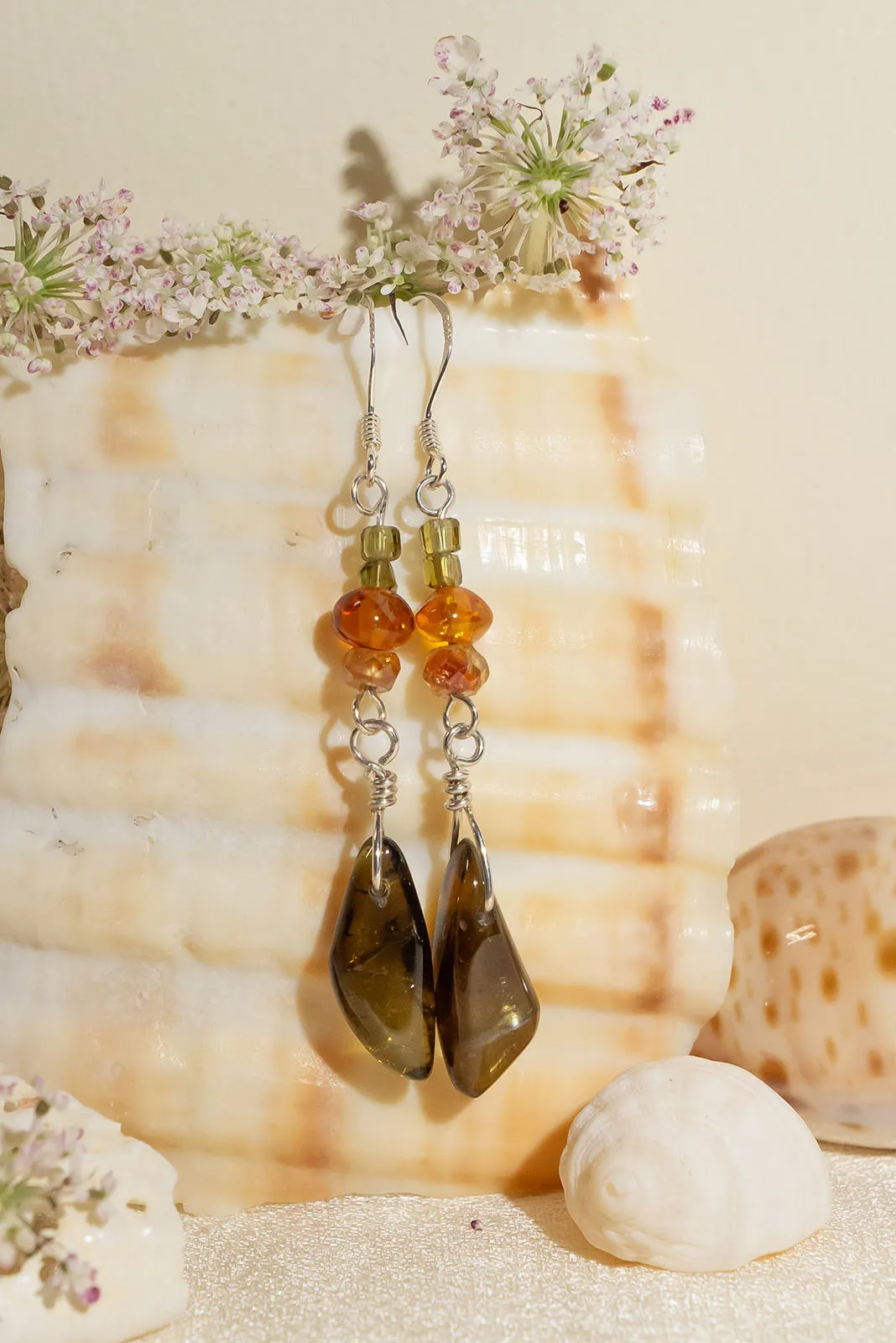 Tourmaline Olive Allure Earrings