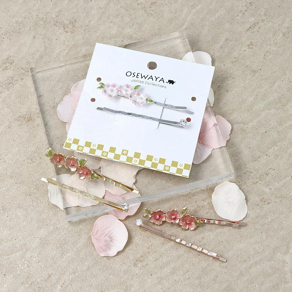 Triple Sakura Hairpin Set