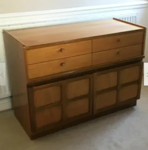 Vintage mid century Nathan sideboard available for painting/ restoration - price includes painting