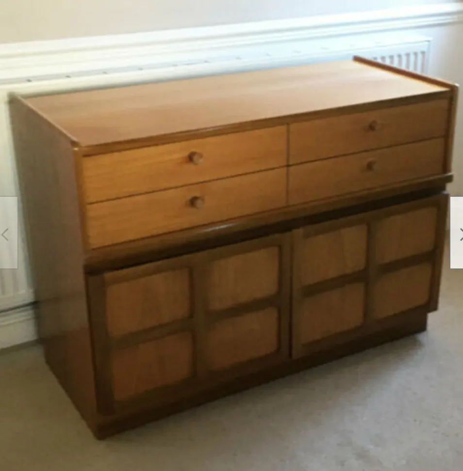 Vintage mid century Nathan sideboard available for painting/ restoration - price includes painting