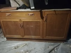 Vintage mid century sideboard available for painting your choice of colour