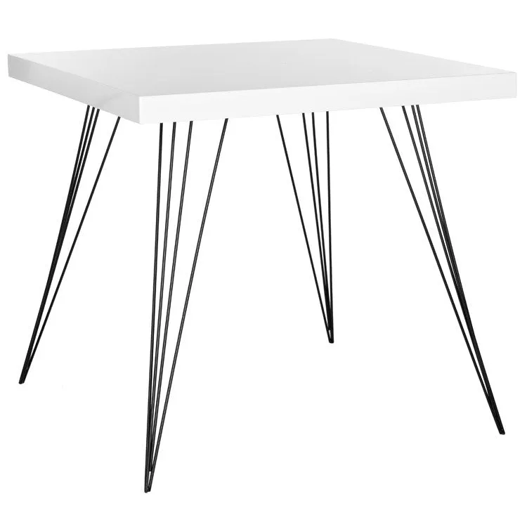 Wolcott Dining Table - White/Black