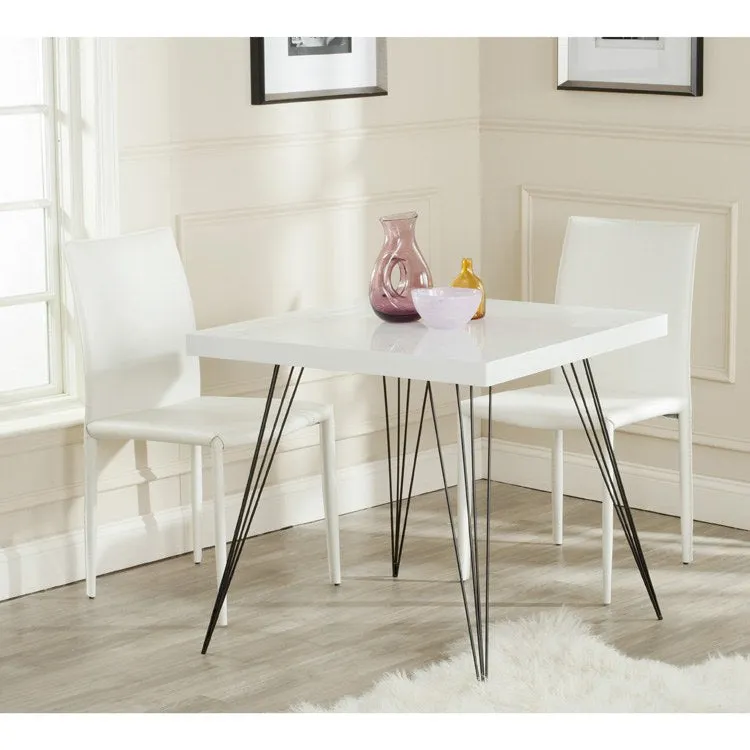 Wolcott Dining Table - White/Black