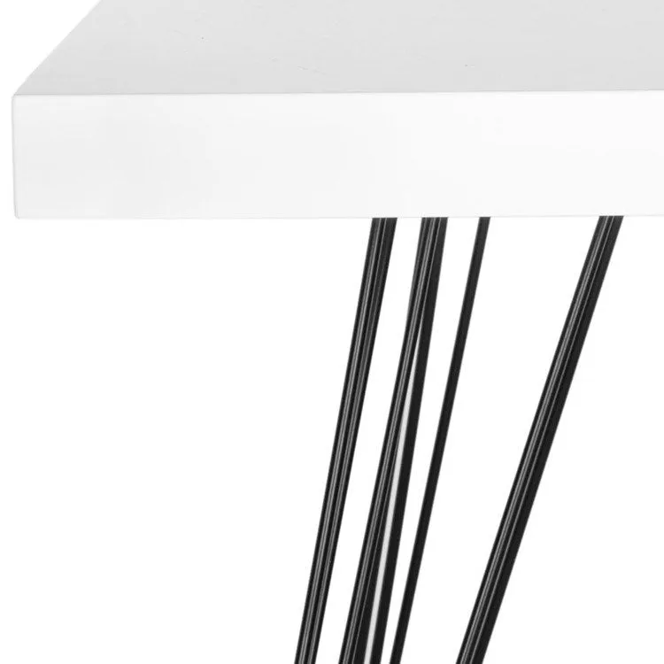 Wolcott Dining Table - White/Black